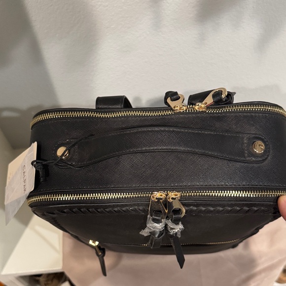 Calpak Black Backpack with Gold Zippers - Picture 2 of 6